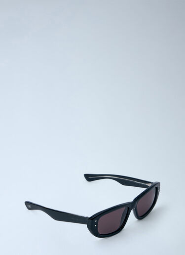 LN-CC® - Balenciaga: Rectangular Sunglasses - Black Balenciaga Rectangular Sunglasses Black bal0165032