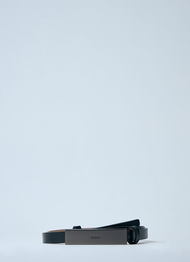 Max Mara 徽标铭牌腰带  黑色 max0260041
