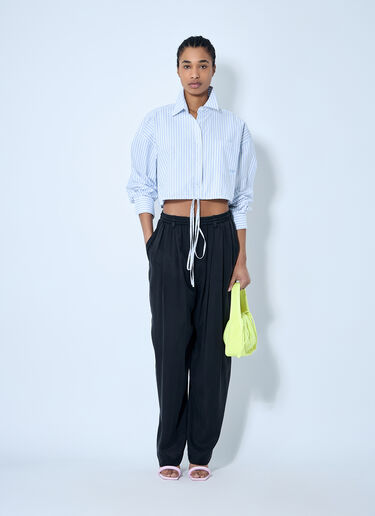 Alexander Wang 短款系扣衬衫 蓝色 awg0260006