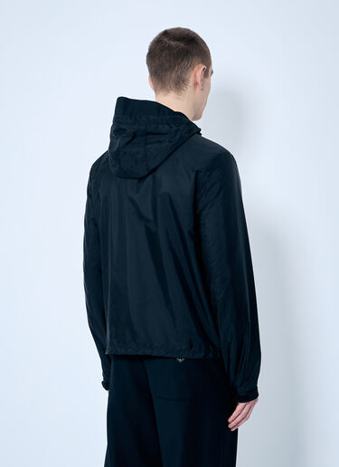 Prada Re-Nylon 후드 재킷 블랙 pra0159002