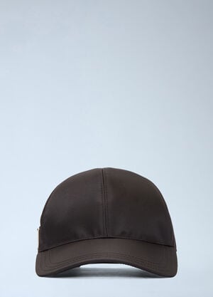 Prada Nylon Baseball Cap Black pra0135039