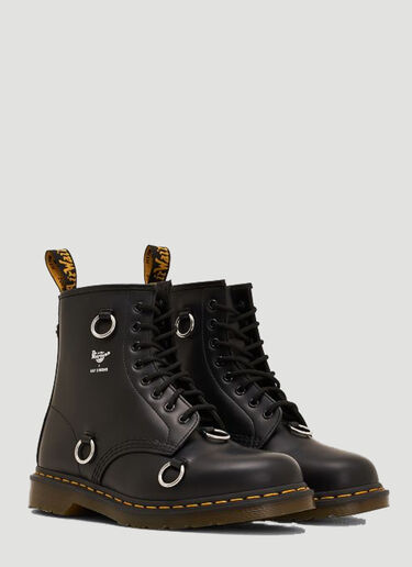 Dr Martens by Raf Simons X Dr. Martens Edition Ring-Embellished Boots Black dmr0140002