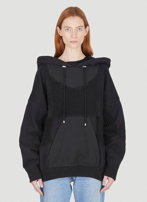 DRx FARMAxY FOR LN-CC x LEVI'S 업사이클링 크로셰 후드 스웻셔츠 블루 dfl0347004