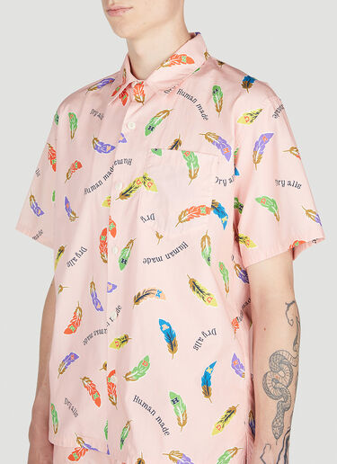 Human Made 羽毛图案衬衫 粉色 hmd0152005