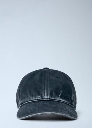 Our Legacy Enzyme Obsidian Field Sateen Ballcap Black our0365066