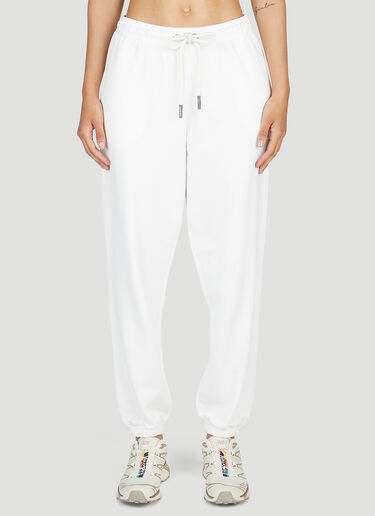 Moncler Relaxed Track Pants White mon0253036