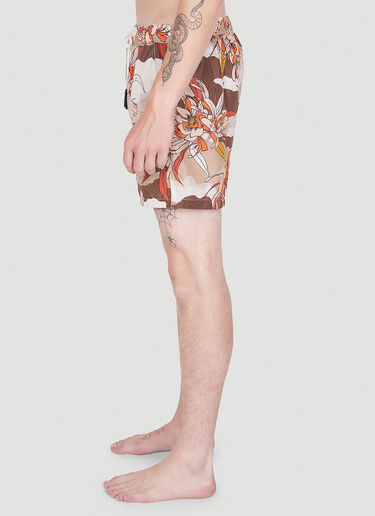 Moncler Floral Swim Shorts Beige mon0152009