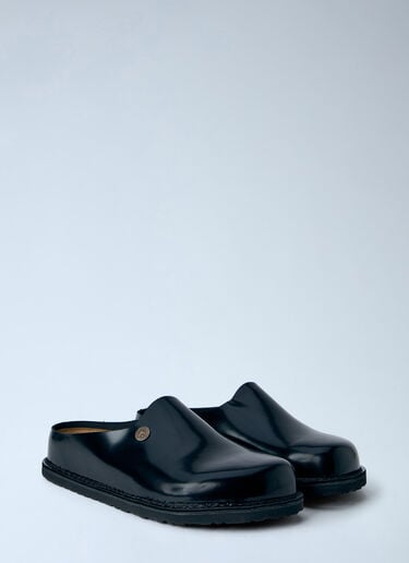 LN-CC® - Birkenstock 1774 x SFTM: Amsterdam Premium Collector NL Slip Ons - Black Birkenstock 1774 x SFTM Amsterdam Premium Collector NL Slip Ons Black brs0165001
