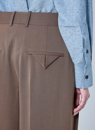 Bottega Veneta Tailored Wool Pants Brown bov0260003