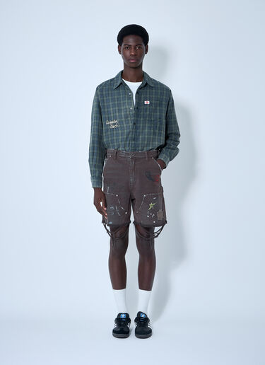 Paly Distressed Shorts Brown pal0160011