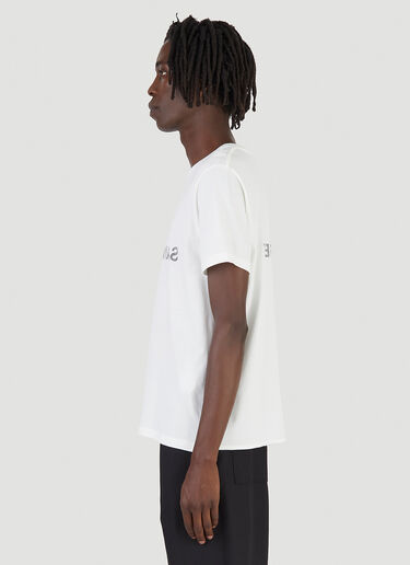 Saint Laurent 徽标 T 恤 白色 sla0145013