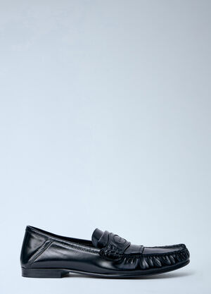 Marni Leather Penny Loafers Black mni0164007