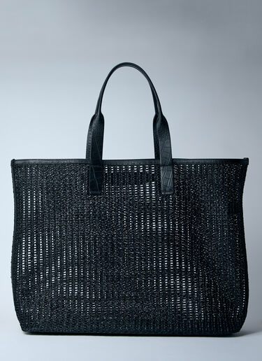 Dolce & Gabbana Woven Mesh Tote Bag Black dol0160009
