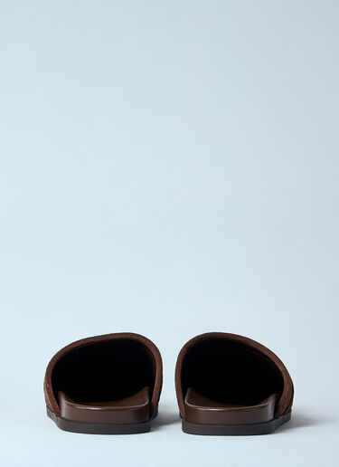 Gucci Suede Horsebit Mules Brown guc0159059