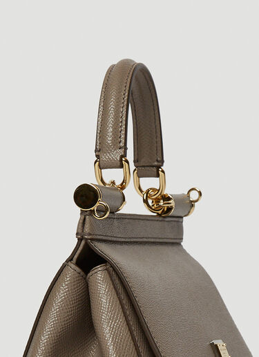 Dolce & Gabbana Sicily Medium Handbag Beige dol0247004