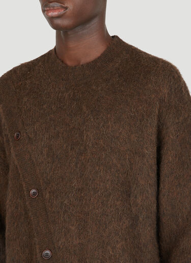 Jacquemus Le Cardigan Pau Brown jac0154010