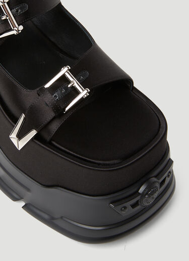Versace Platform Sandals Black vrs0252026