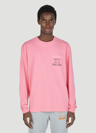 Gallery Dept. Logo Print T-Shirt Pink gdp0152016