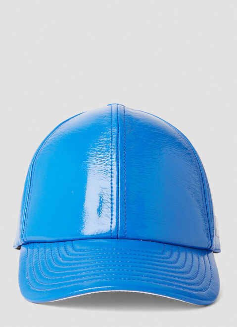 Courrèges Vinyl Baseball Cap Black cou0151004