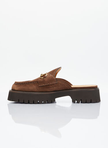 Gucci Horsebit Mules Brown guc0254029