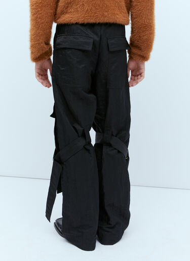 プリモテープパンツ Dries Van Noten プリモテープパンツ ブラック dvn0154010