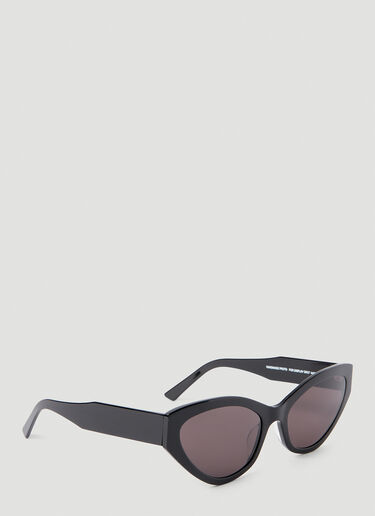 Balenciaga Flat Cat Eye Sunglasses Black bcs0253002