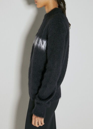 Balmain モノグラムジャカードセーター ブラック bln0254003
