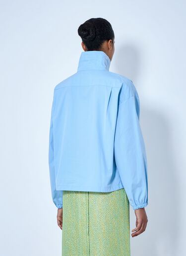 LN-CC® - Marni: High-Collar Buttoned Pullover - Light Blue Marni High-Collar Buttoned Pullover Light Blue mni0265012