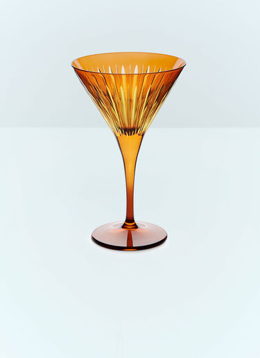 L'Objet Set Of Four Prism Martini Glasses Orange wps0691622