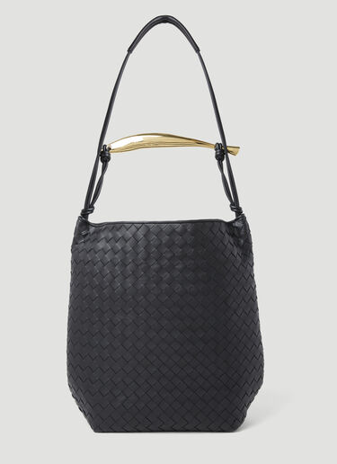 Bottega Veneta Virgule Hobo Shoulder Bag Black bov0154019