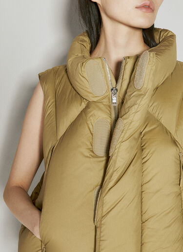 Grid Down Vest Entire Studios Grid Down Vest Khaki ent0253033