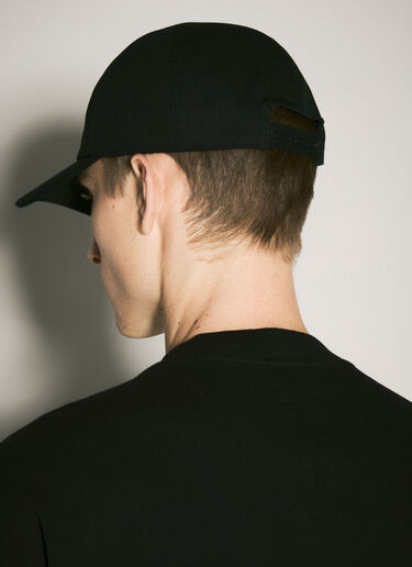 Rick Owens DRKSHDW Porterville Baseball Cap Black drk0158023