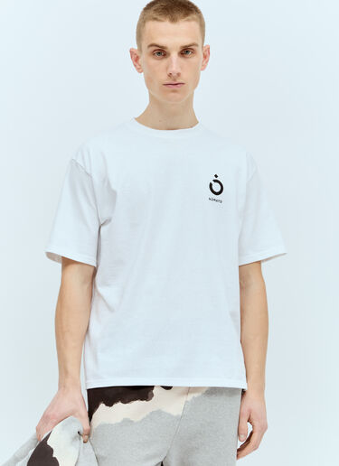 NOMA t.d. ロゴプリントTシャツ ホワイト nma0156010
