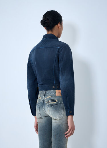 Balenciaga Curved Waistband Jacket Navy bal0263007