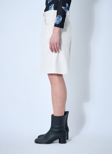 Marni Cotton Bermuda Shorts White mni0160005