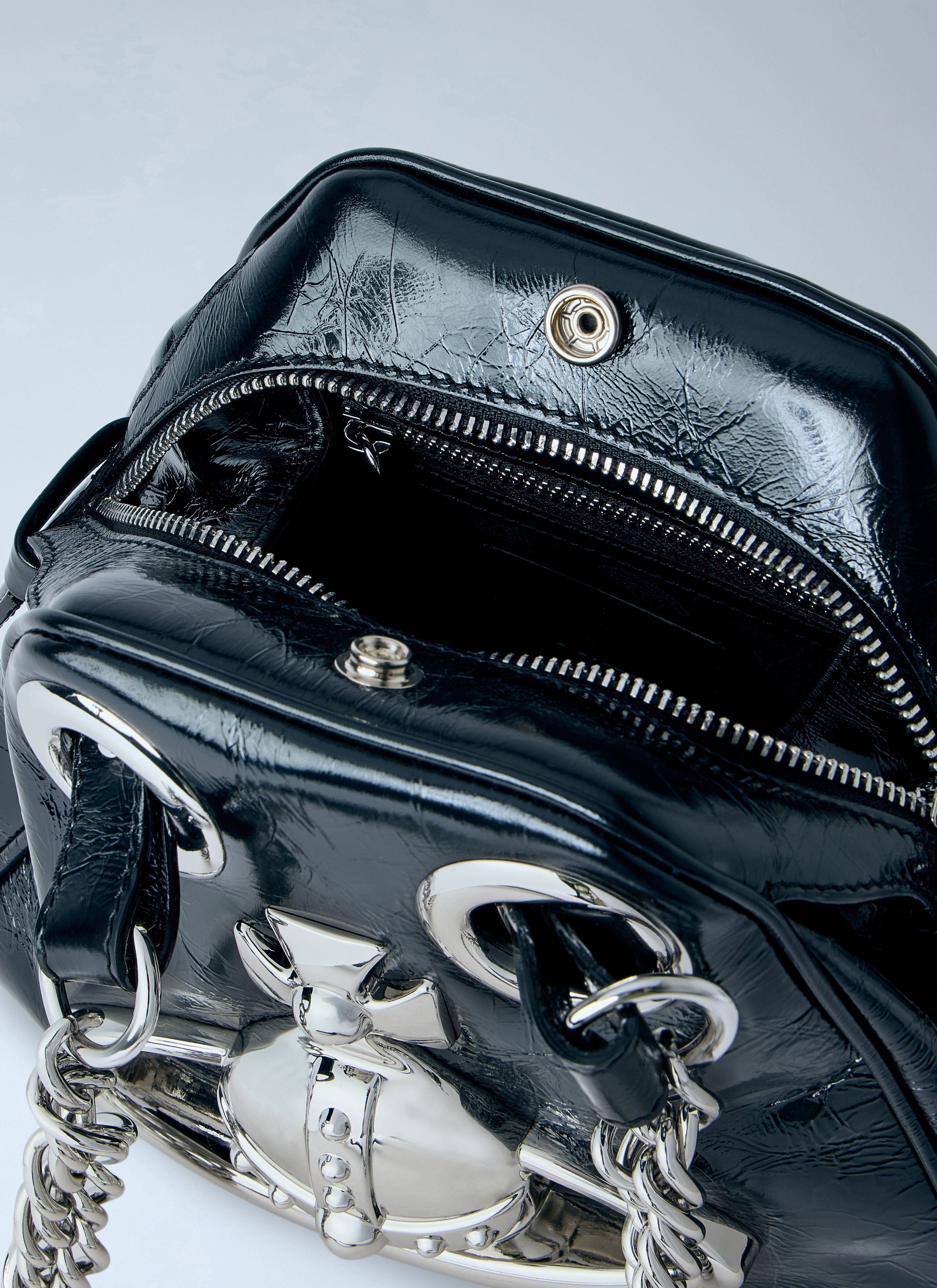 Vivienne Westwood Women's' Archive Orb Chain Handbag in Black | LN-CC®
