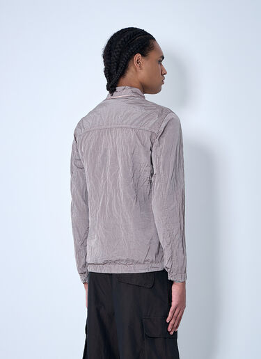 Stone Island Overshirt In Nylon Metal Pink sto0160007