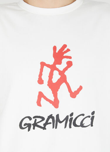 Gramicci 로고 티셔츠 화이트 grm0146005