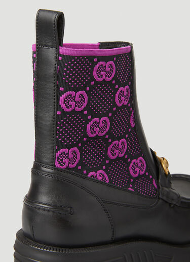 Gucci GG Horsebit Boots Black guc0251087