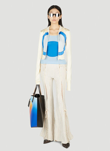 Marni Circle 正面拉链运动衫 白色 mni0252012