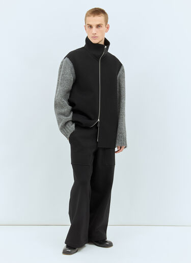 Jil Sander Tailored Thick Jersey Pants Black jil0157004