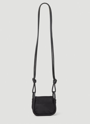 GANNI Knot Mini Shoulder Bag Black gan0253037