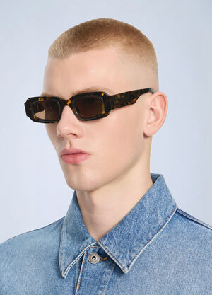 Off-White Olympia Brown Lens Sunglasses Black ofw0364475