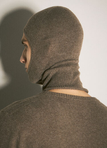Moncler x Rick Owens 울 & 캐시미어 발라클라바 브라운 mcs0358018