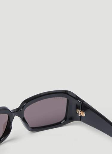 Gucci GG 사각 선글라스 블랙 gus0254004