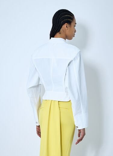 Jacquemus 르 슈미즈 미라다 셔츠 화이트 jac0260003