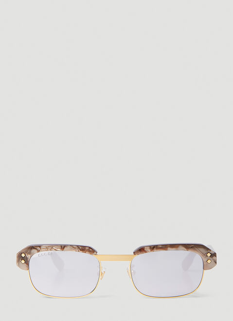 Moncler Rectangular Sunglasses Orange mon0152057