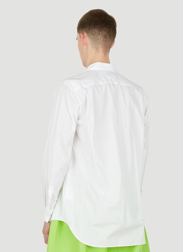 Comme Des Garçons Homme Plus Draped Shirt White hpl0150002