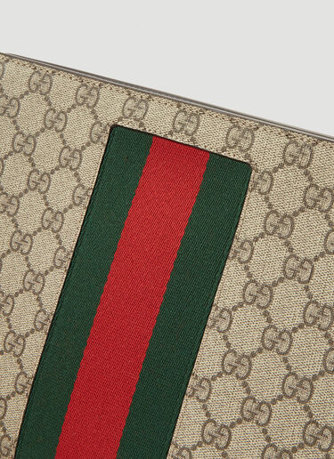 Gucci GG Supreme 织带袖珍包 米 guc0141037