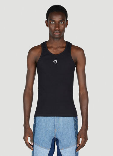 Ribbed Tank Top Marine Serre Ribbed Tank Top Black mrs0152016